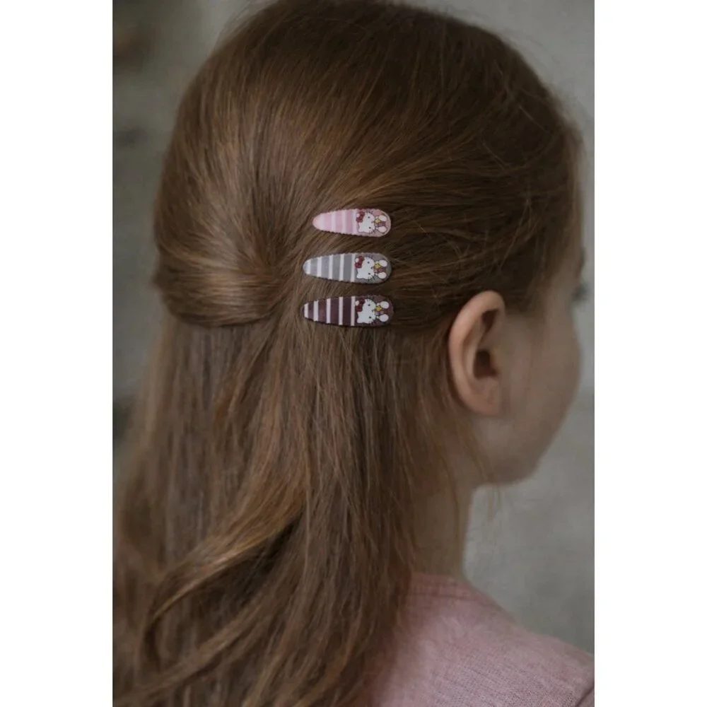 Kawaii Hello Kitty Hair Clips For All Hair Types Anime Cute Hair Stylers Gift